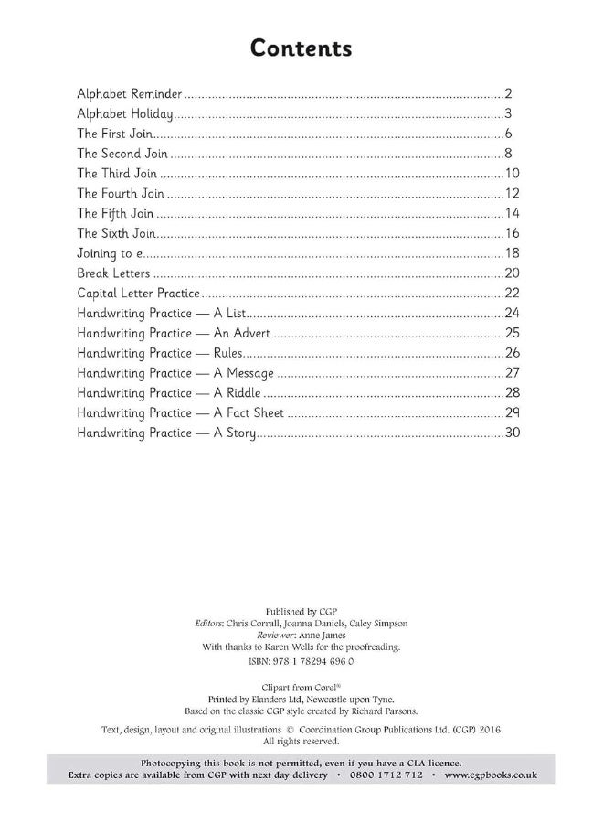 Ks1 English Targeted Practice Book: Handwriting - Year 2 - Image 3