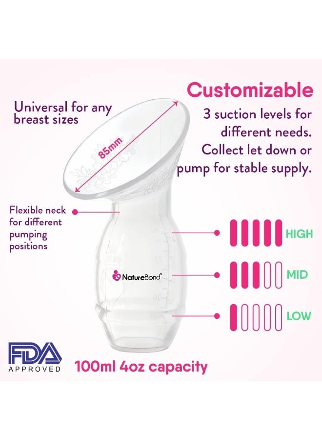 نيتشر بوند Silicone Breast Pump Premium Pack with Stopper - Image 2