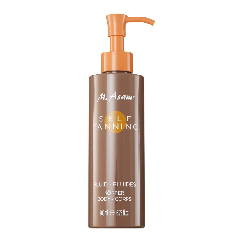 M.Asam M. Asam Sun Self Tanning Fluid (6.76 Fl Oz) - Body Self-Tanner With Immediate & Long-Term Effect, Natural-Looking & Long-Lasting Tan, Tanning Lotion With Moisturizing Ingredients. - Image 1