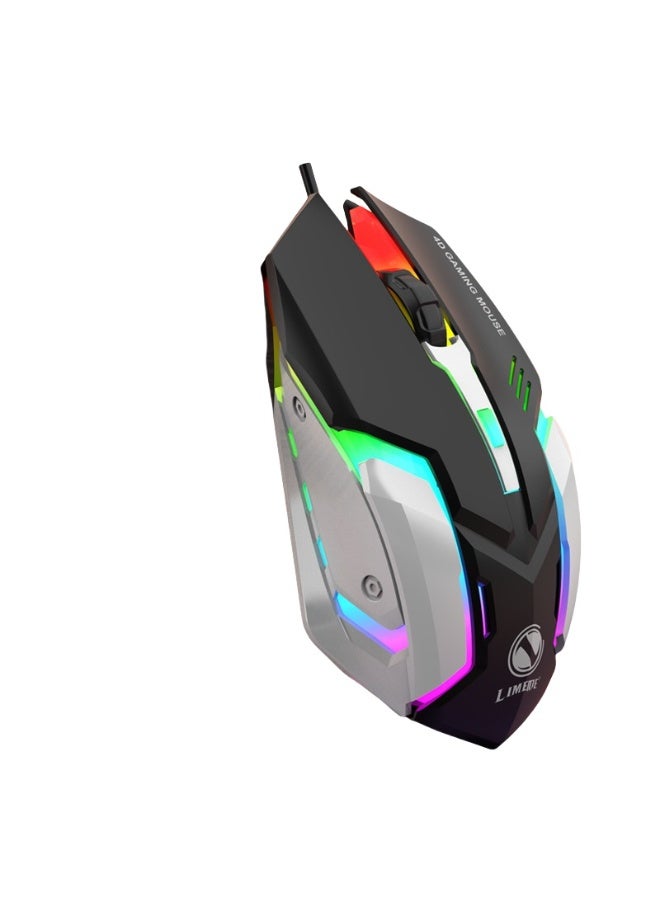 EBMINI New Frontier Esports Gaming Mechanical Silent Wired Mouse