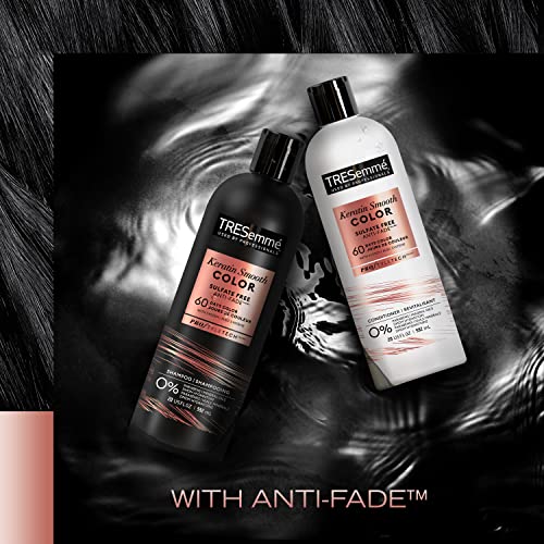 TRESemmé Keratin Smooth Color Sulfate-Free Shampoo for Color-Treated Hair Formulated With Pro Style Technology 20 oz - Image 3