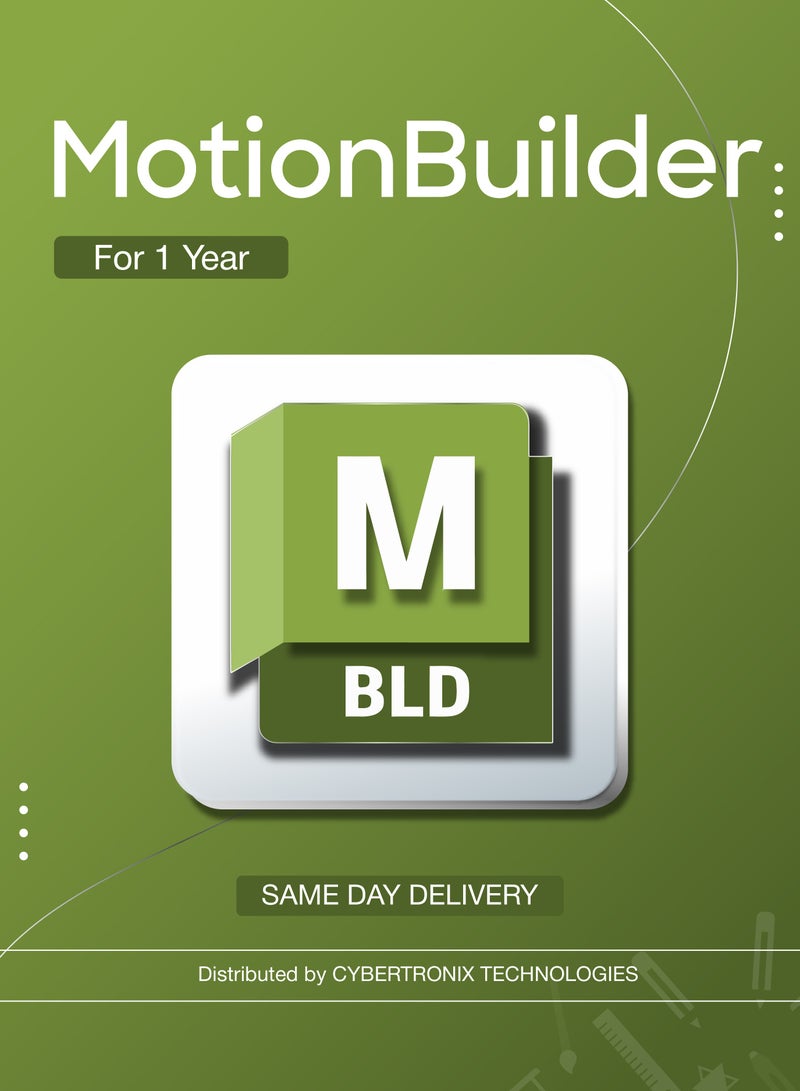Autodesk MotionBuilder – 1 Year Subscription | SAME DAY DELIVERY