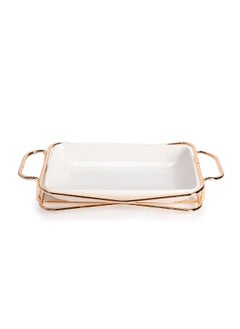 Rectangle Serving Plate with Stand