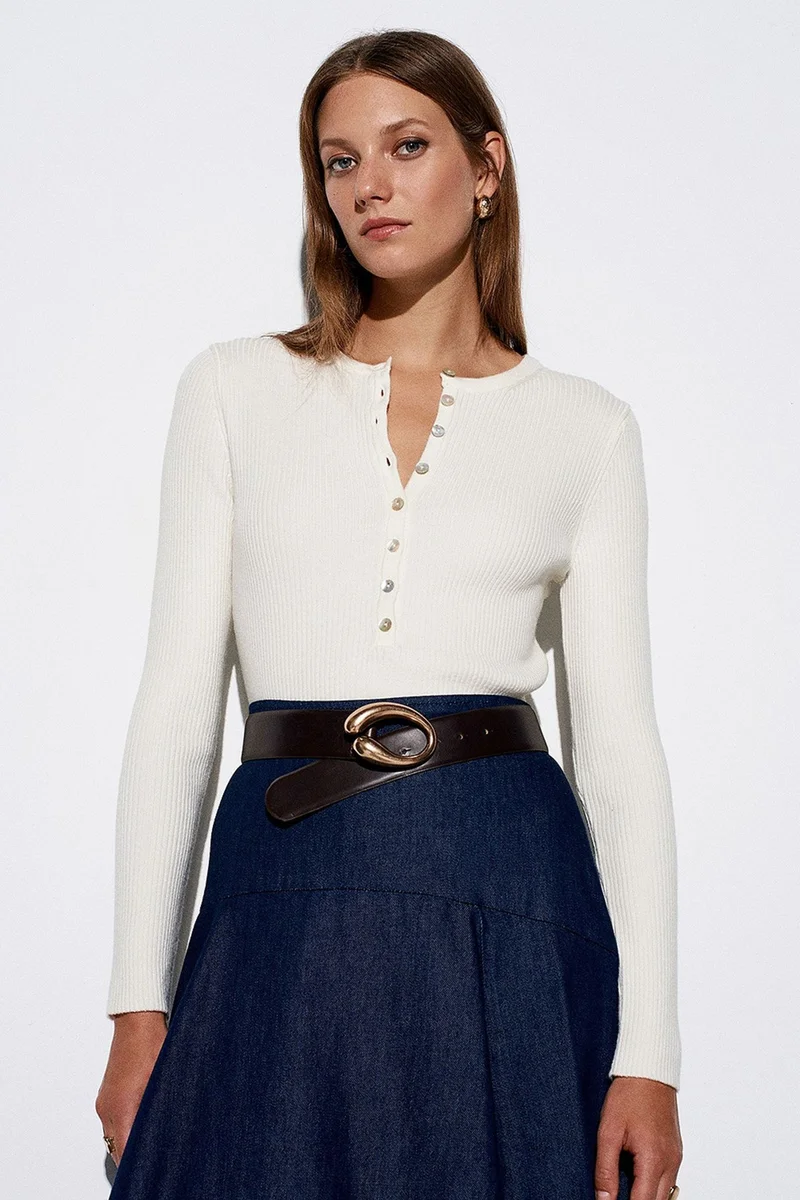 DILVIN Women's Acrylic Wool Blend Sweater