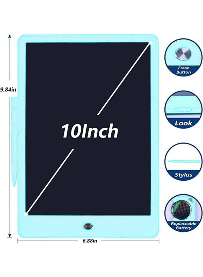 GT-Wheel LCD Writing Tablet for Kids 10 Inch Colorful Drawing Pad with Stylus Reusable Doodle Board with Eye Protection Screen Learning Toy Gift - Image 3