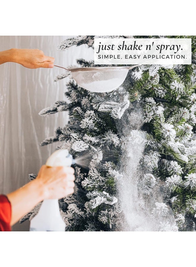 The Original Premium Self-Adhesive Snow Flock Powder with ShimmerSpec | Exclusive Formula | 2 Pounds [0.90Kg] - Image 2