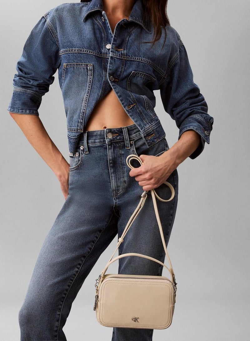 CALVIN KLEIN Monogram Logo Crossbody Camera Bag - Image 4