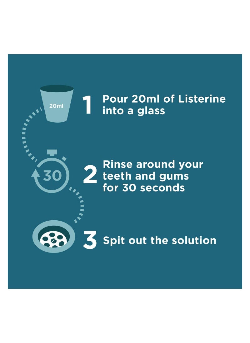 Listerine Cool Mint Milder Taste Mouthwash 500ml  - Image 5
