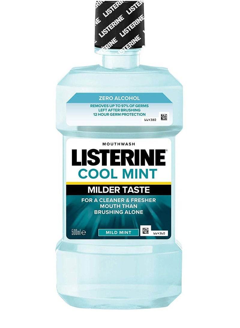 Listerine Cool Mint Milder Taste Mouthwash 500ml  - Image 3