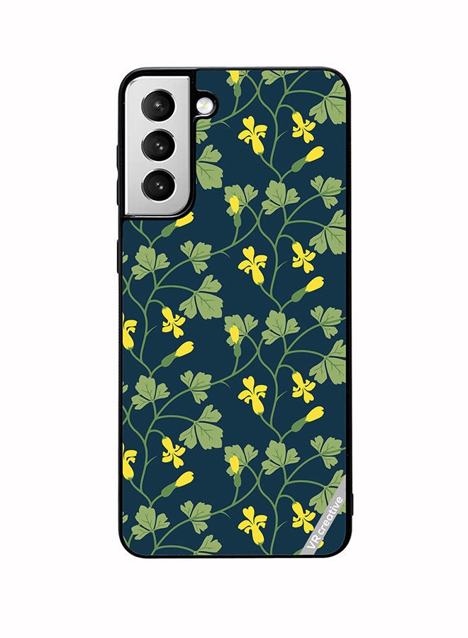 VR CREATIVE Protective Case Cover For Samsung Galaxy S22 Plus 5G Flower Design Multicolour - Image 1