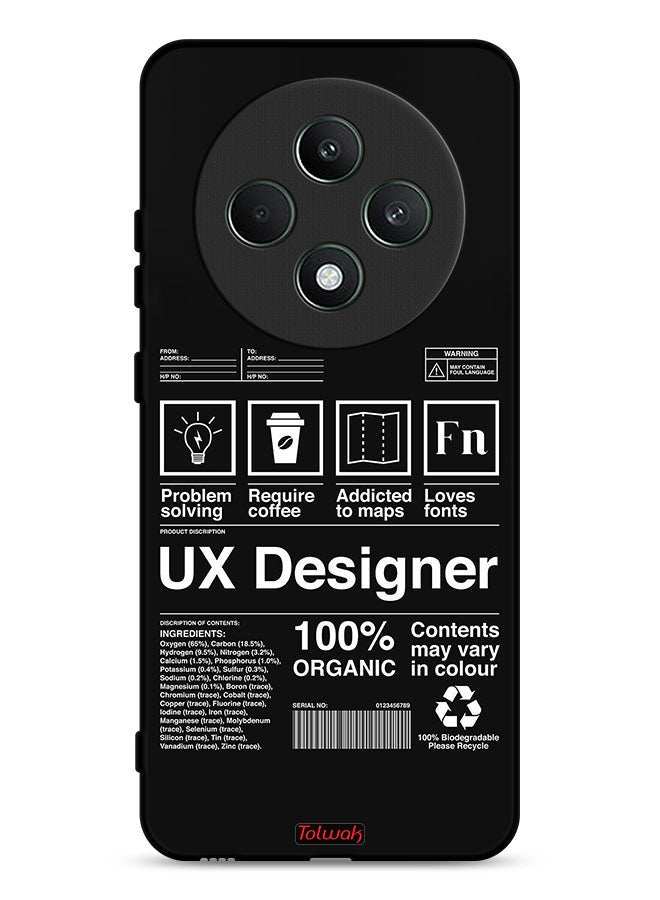 Tolwak Oppo Reno12 F 5G Protective Case Cover Ux Designer Sticker - Image 1