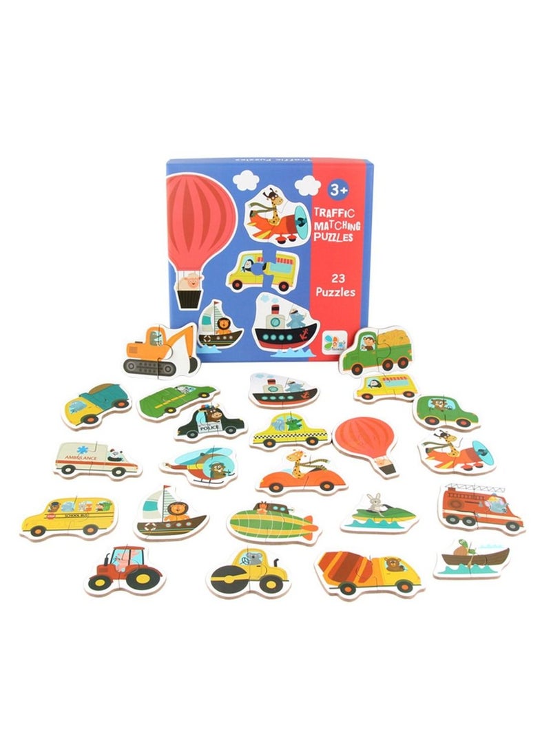 UKR Vehicles Matching Puzzle for Kids | Fun Educational Toy | Enhances Cognitive Skills and Visual Recognition - Image 1