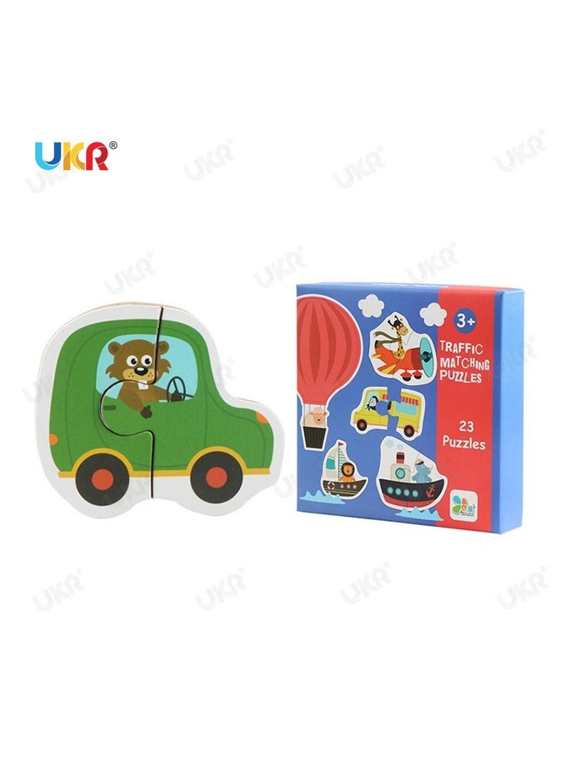 UKR Vehicles Matching Puzzle for Kids | Fun Educational Toy | Enhances Cognitive Skills and Visual Recognition - Image 2