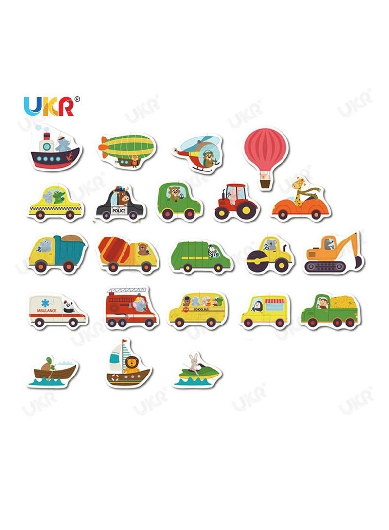 UKR Vehicles Matching Puzzle for Kids | Fun Educational Toy | Enhances Cognitive Skills and Visual Recognition - Image 3