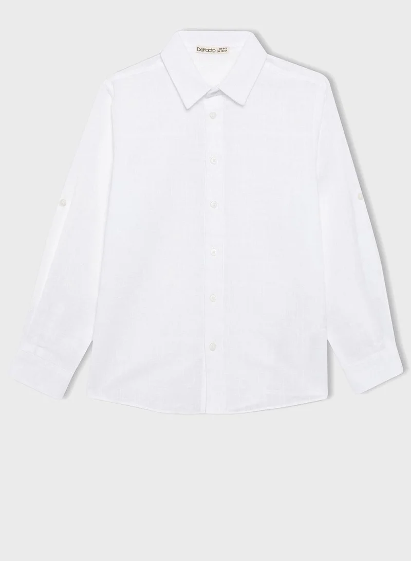 DeFacto  Regular Fit Long Sleeve Shirt for Men | Best Price UAE