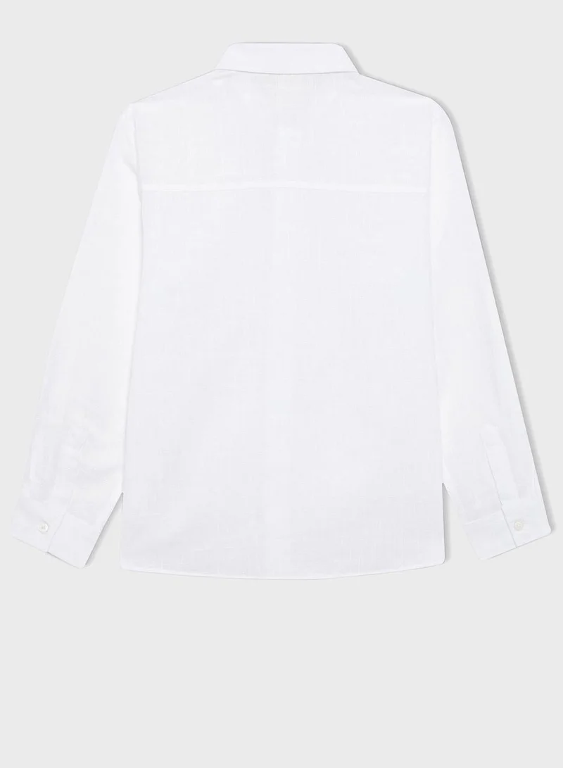 DeFacto  Regular Fit Long Sleeve Shirt for Men | Best Price UAE