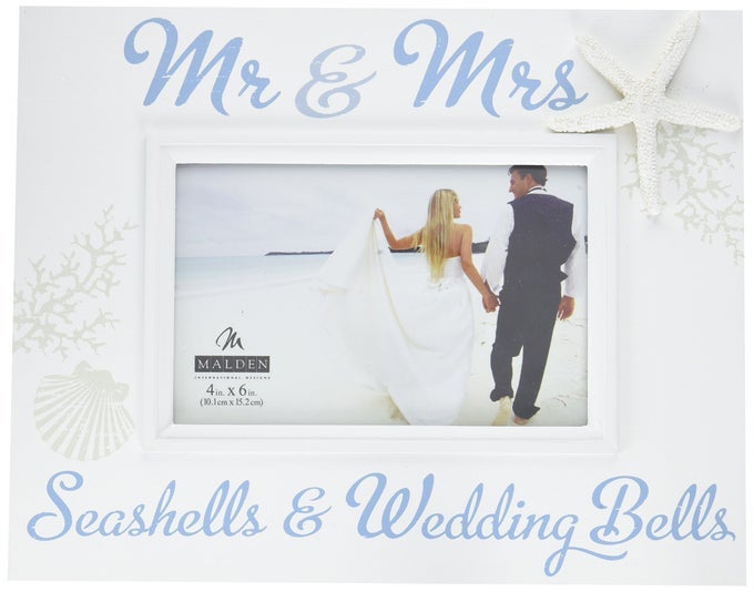 INTERNATIONAL DESIGNS COASTAL PICTURE FRAME WHITE