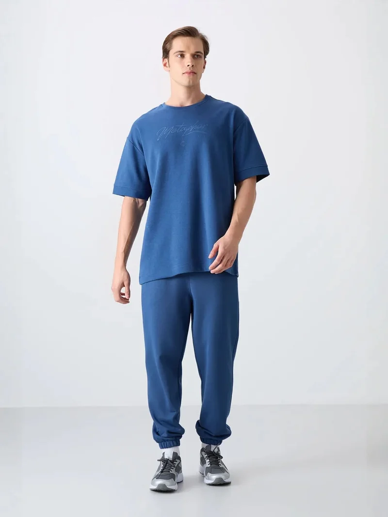 TOMMYLIFE TOMMY Oversized Logo Crew Neck T-Shirt