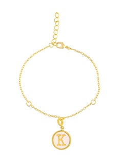 VOYLLA Valentine's Day Collection Alphabet K White Enamel Charm  - Image 3