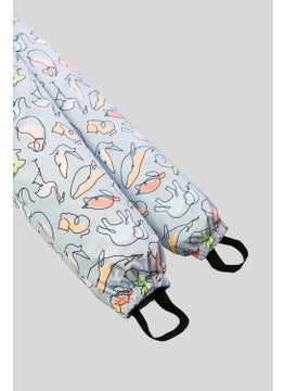 Belkızın Atölyesi Suspender Underwater Patterned Thermal Overalls  - Image 3