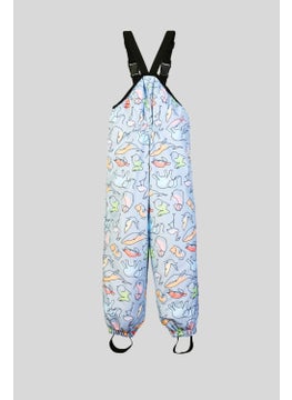 Belkızın Atölyesi Suspender Underwater Patterned Thermal Overalls  - Image 4