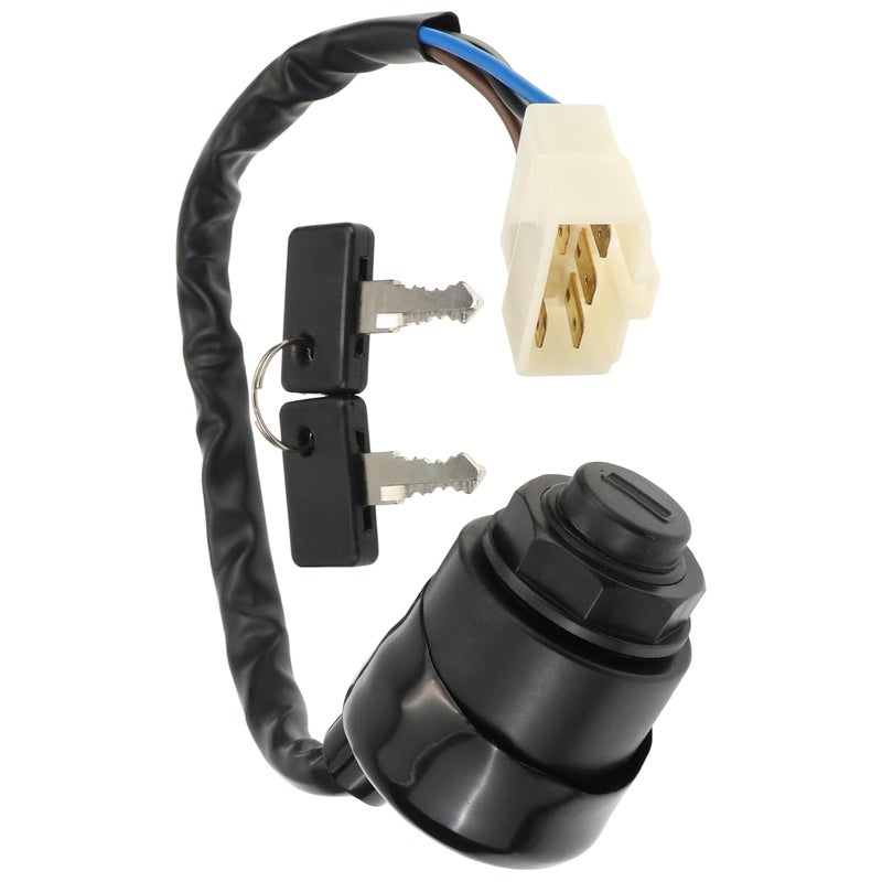 Carbman Ignition Key Switch Compatible with Kawasaki Mule 610 4X4 KAF400 KAF 400 2005-2016 - Image 1
