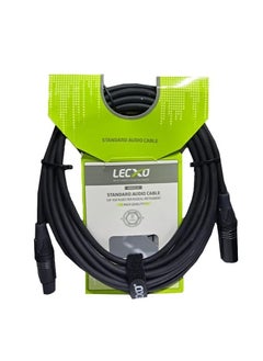 Lecxo Microphone Cable, XLR Male to XLR Female 