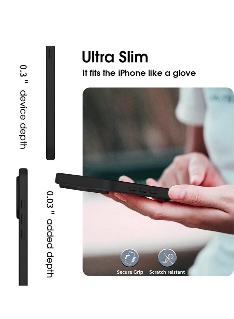 Ultra-Thin Matte Case for iPhone 16 Pro Max - Soft Touch, Anti-Scratch, Shockproof with Camera & Screen Protectors (Black) - Image 5