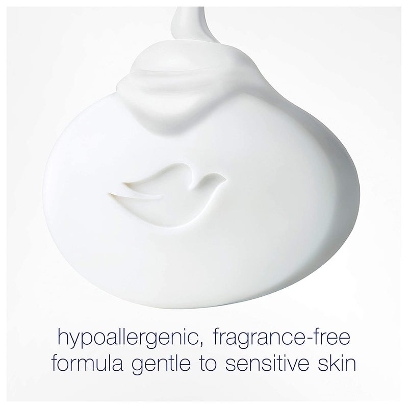 Dove Bath Bars, Sensitive Skin, Unscented 6-4 oz (113 g) bars [24 oz (1.5 lb) 678 g] (Packaging may vary) - Image 4