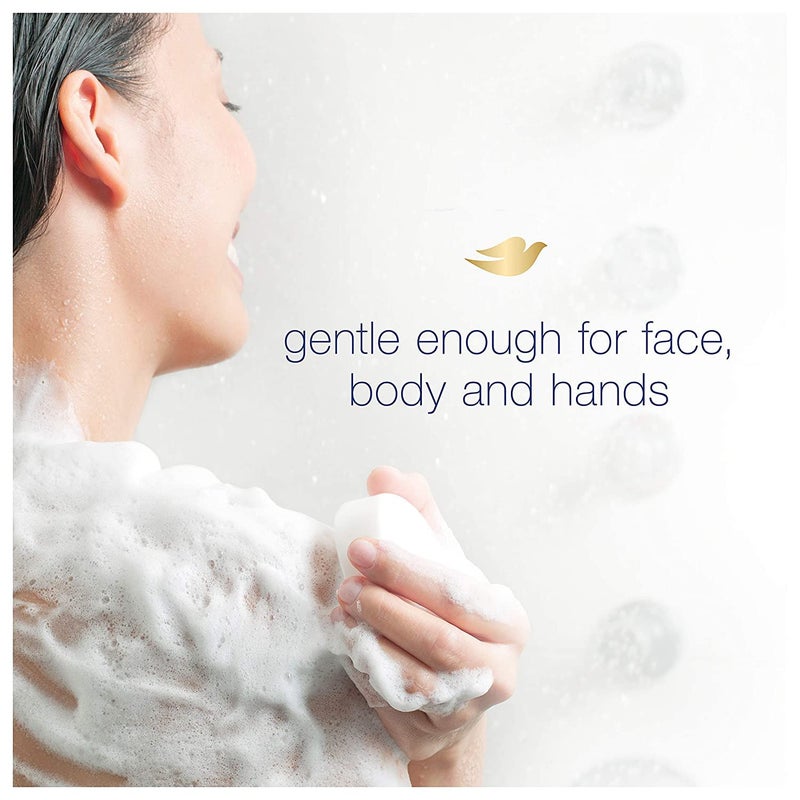 Dove Bath Bars, Sensitive Skin, Unscented 6-4 oz (113 g) bars [24 oz (1.5 lb) 678 g] (Packaging may vary) - Image 5