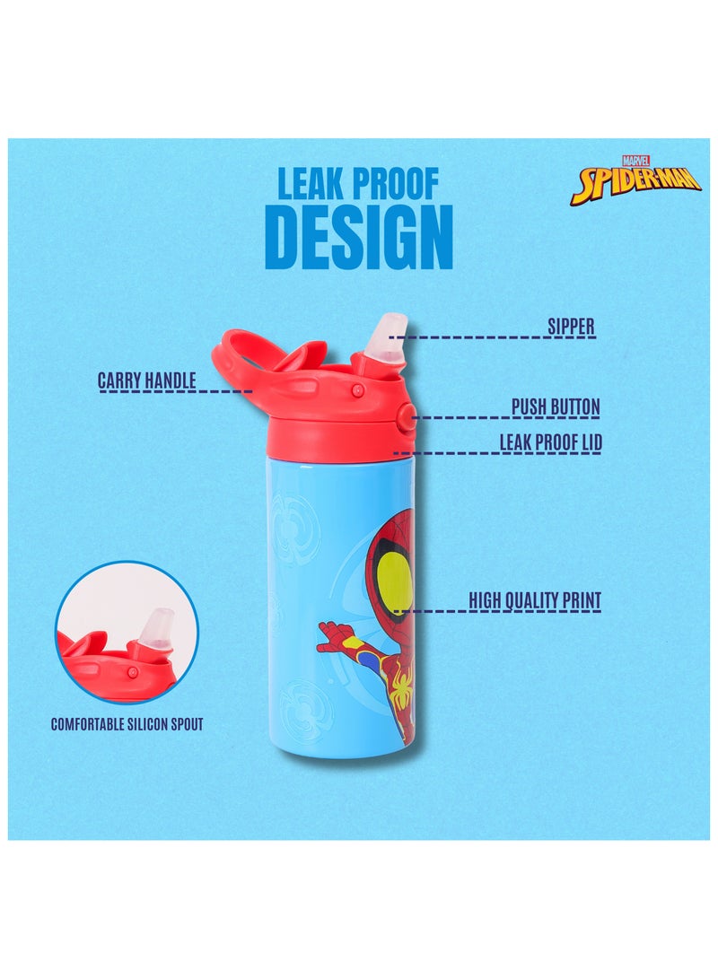 Marvel Spider Man Spidey Stainless Steel Water Bottle - Image 4