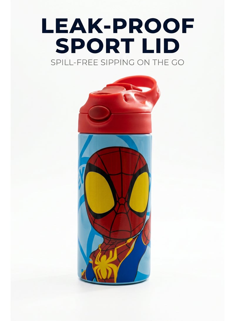 Marvel Spider Man Spidey Stainless Steel Water Bottle - Image 5
