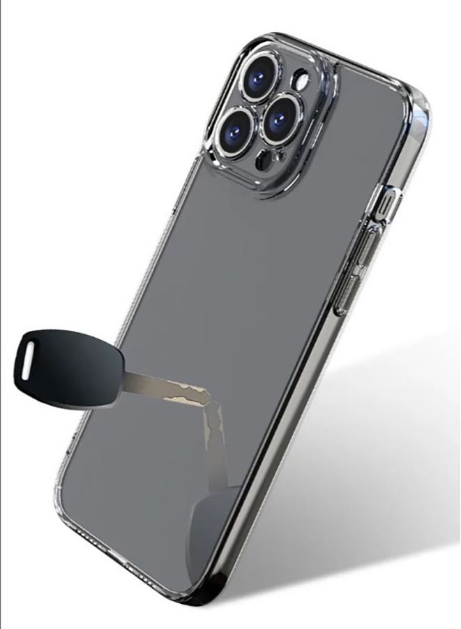 iPhone 13 Pro max phone cover, transparent and soft and made of high-quality polyurethane, and protects the phone. - Image 4