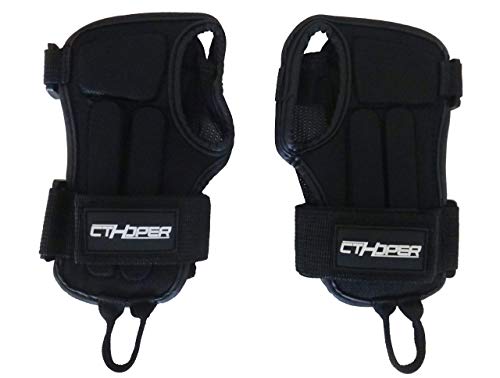 CTHOPER Impact Wrist Guard Fitted Wrist Brace Wrist Support for Snowboarding Skating Motocross Street Racing Mountain Biking Weightlifting L - Image 3