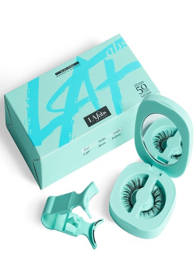 ZIPOURU Magnetic Eyelashes without Eyeliner Natural Reusable Magnetic Lashes Kit with Applicator Anime No Glue Needed Lashes 1 Pairs Manga Magnetic Eyelashes Kit For Woman - Image 1
