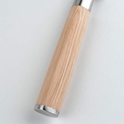 Shun Classic Blonde 6" Utility Knife, Handcrafted Japanese Kitchen Knife, VG-MAX Core with Damascus Stainless Steel Cladding, Pakkawood Handle, Precision and Sharpness for Professional and Home Chefs - Image 3
