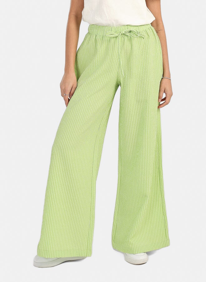 Carina Comfy Striped Wide Leg Pants - Image 1