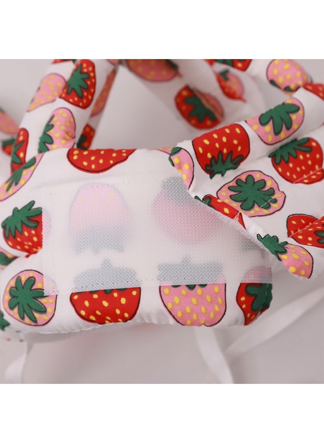 Berma Baby قبعة مشي الطفل، خوذة أمان للأطفال الصغار، خوذة قابلة للتعديل، غطاء حماية للرأس، واقي رأس الطفل (فراولة) - Image 5