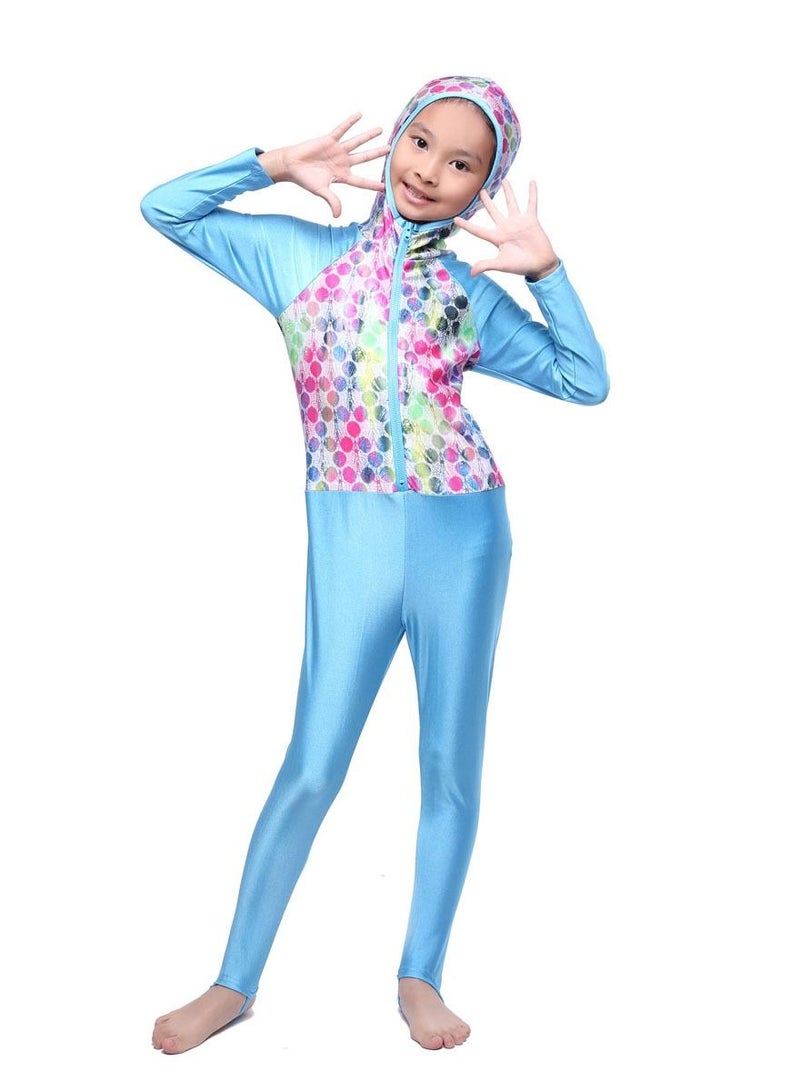 Loquat Girl Swimwear Long Sleeve and Long Trousers - Image 1