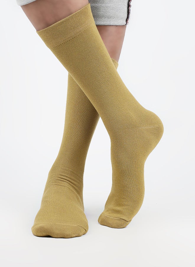 FOOTPRINTS FOOTPRINT Men 5 Pairs Anti Odour Organic Cotton Calf-Length Solid Bamboo Formal Socks - Image 2