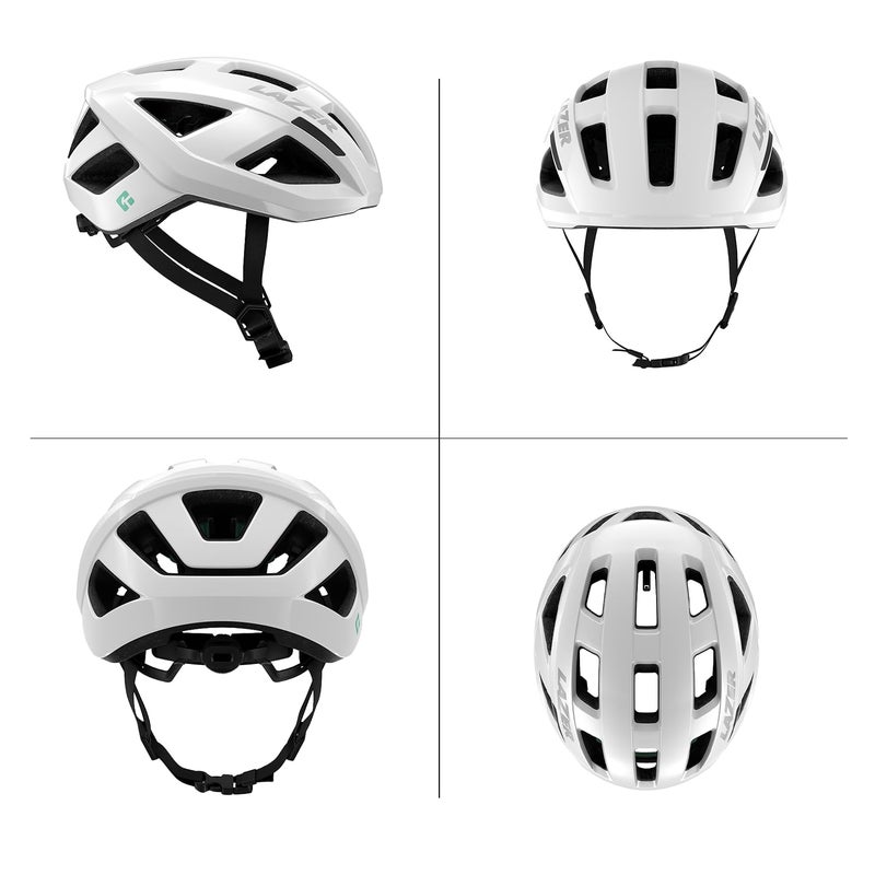 LAZER Tonic KinetiCore Bike Helmet, Lightweight Bicycling Gear for Adults, Men & Womenâ€™s Cycling Head Gear, White, Medium - Image 2
