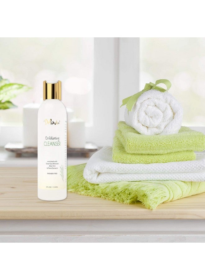 Deluvia Exfoliating Face Wash Hydrating Face Cleanser & Gentle Exfoliating Face Scrub Exfoliate For Face Face Exfoliating Scrub Facial Scrub For Men & Women Facewash Cleaner & Face Exfoliant. - Image 3