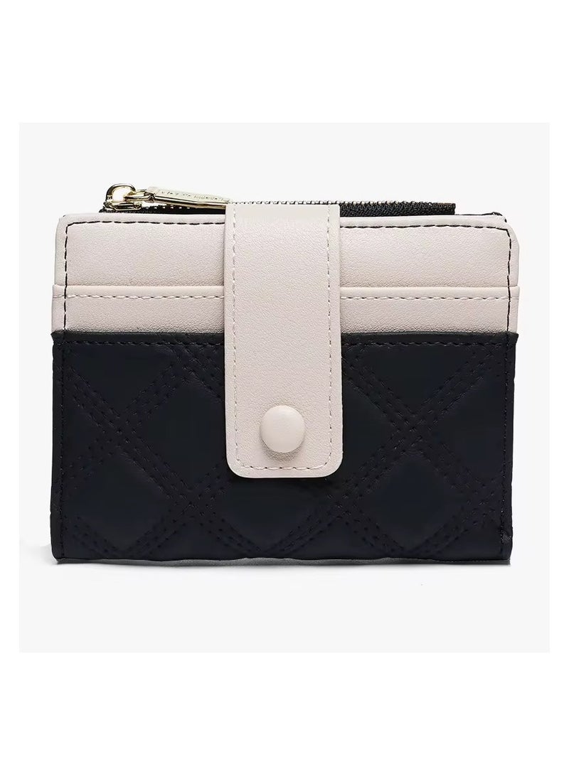 Deabolar Women Wallet  Leather Short Wallet Bifold RFID Blocking Wallet Credit Card Holder Organizer with Zipper Pocket Mini Lady Purse - Image 1