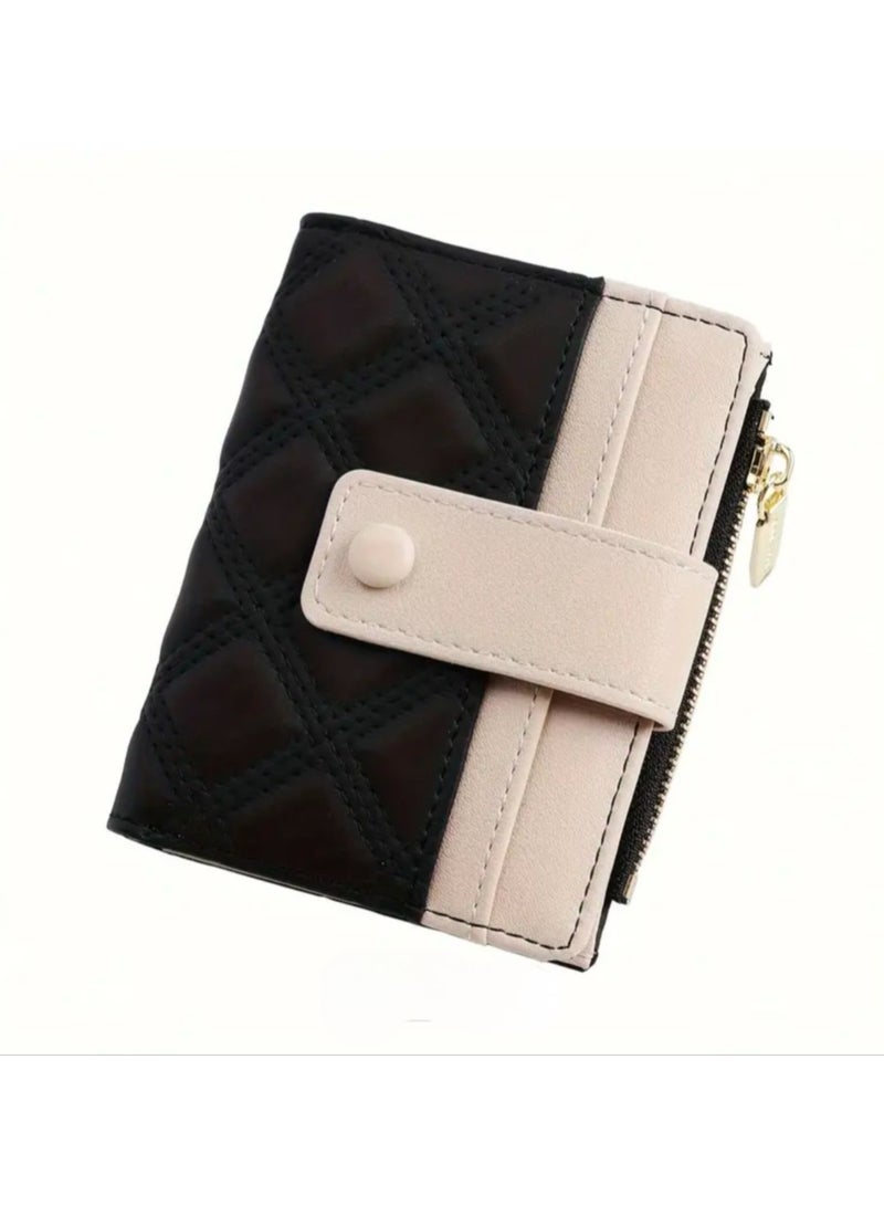 Deabolar Women Wallet  Leather Short Wallet Bifold RFID Blocking Wallet Credit Card Holder Organizer with Zipper Pocket Mini Lady Purse - Image 3