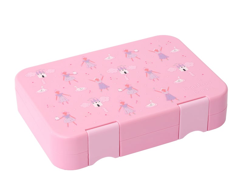 Bamboo Bark childrens kids tritan lunch box, bento, snack box with compartments for school nursery toddler lunchbox