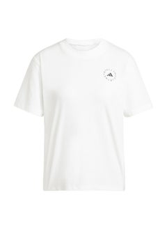 Adidas Adidas Asmc Regl Tee White Training T-Shirts For Women Xs  - Image 2