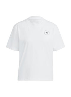 Adidas Adidas Asmc Regl Tee White Training T-Shirts For Women Xs  - Image 1