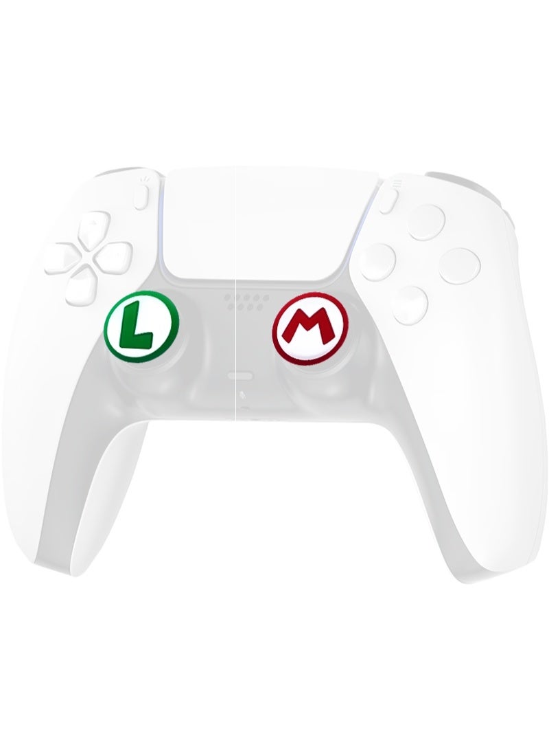Mario and Luigi Thumb Grips - Green & Red - Image 2