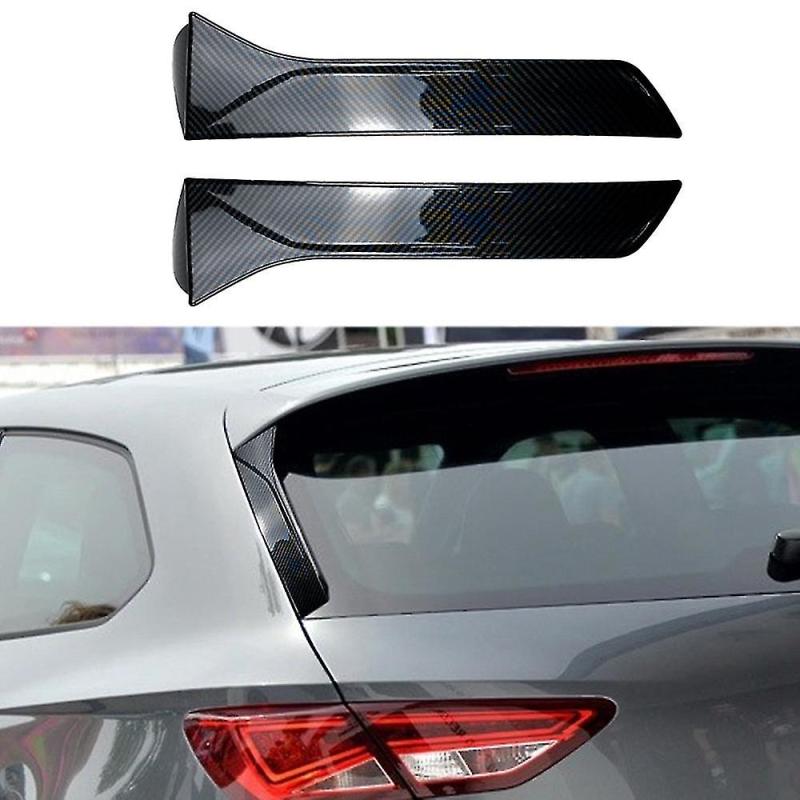 Car Window Trim Lip Spoiler For Seat Leon 5f Fr Mk3 Rear Carbon Fiber - Image 2