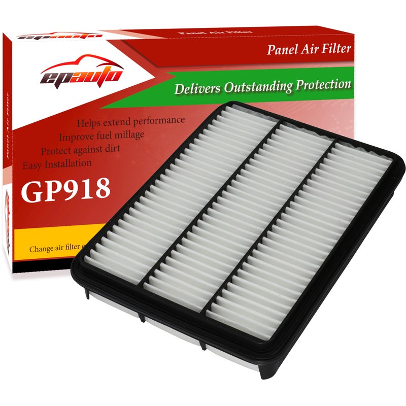 فلتر هواء المحرك EPAuto GP918 CA8918 بديل لتويوتا 4Runner V8 Tundra 34L47L لاند كروزر سيكويا لكزس GX470 LX470 فلتر صلب مختار لبعض الطرازات 19982009